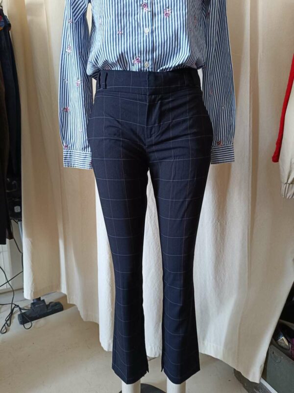 Pantalon à carreaux Mango – taille 34