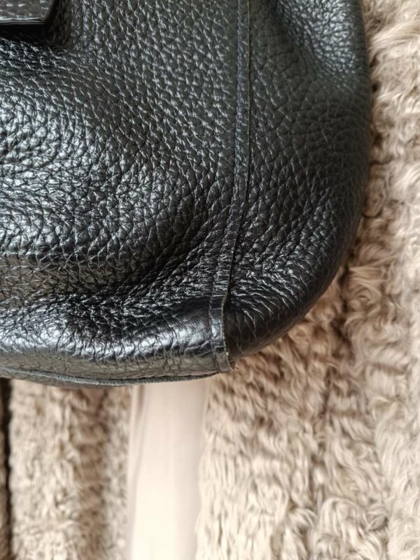 Cabas en cuir noir Bimba y Lola