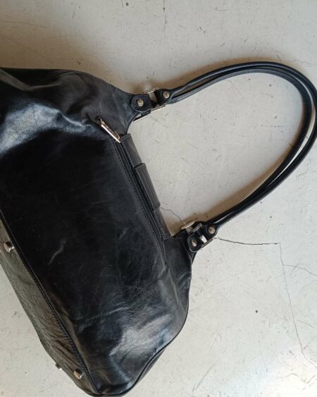 sac Lancaster noir cuir