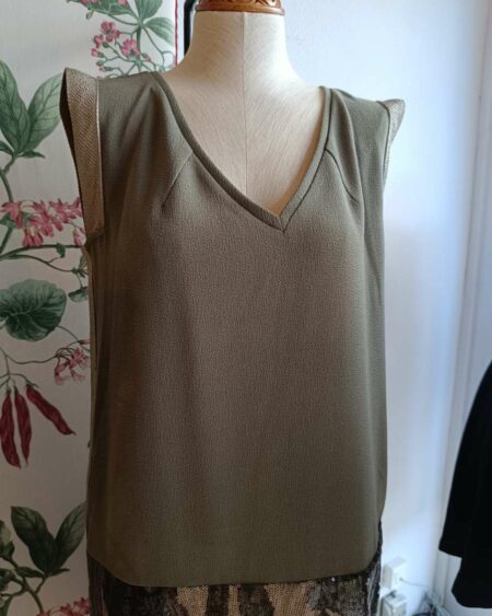 Robe kaki à sequins – Liu Jo Taille 38/40