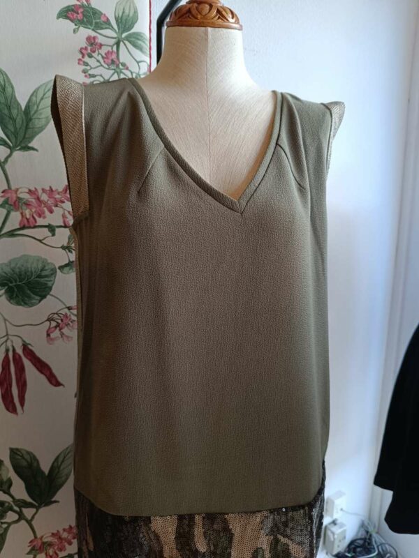 Robe kaki à sequins – Liu Jo Taille 38/40