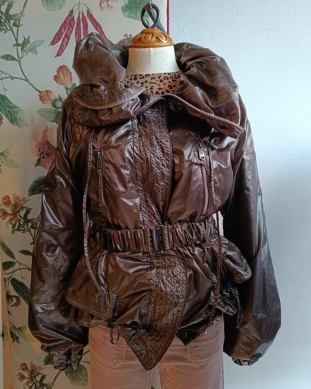 Veste imperméable matelassée – Marron – Taille 36