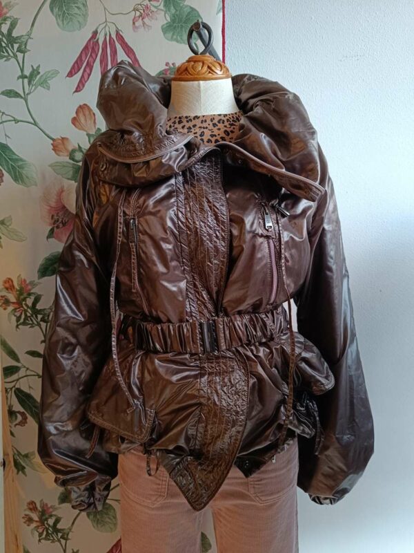 Veste imperméable matelassée – Marron – Taille 36