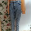 Jean mom taille haute bleu – Taille 42