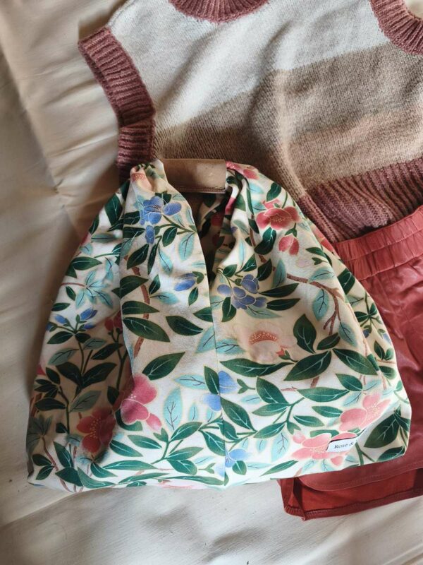 Sac porté main upcyclé Rose & Marie – Modèle unique