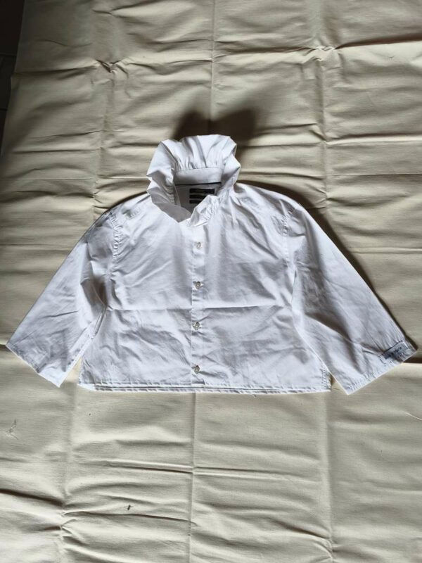 Chemise upcyclée blanche Rose & Marie – Taille 40/42