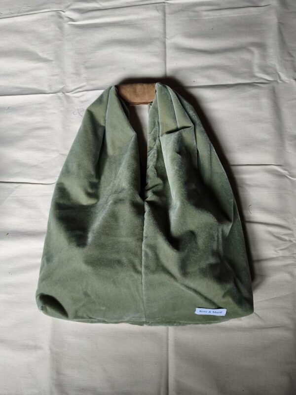 Sac porté main upcyclé Rose & Marie – Modèle unique