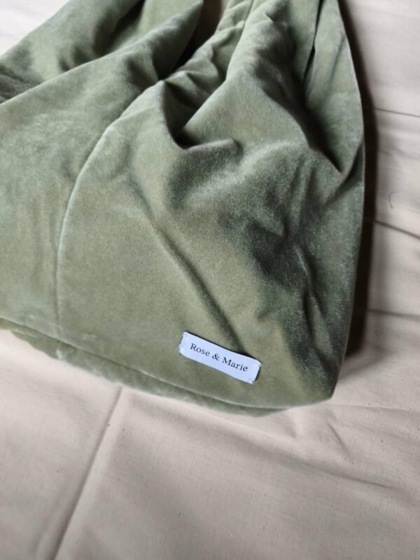 Sac porté main upcyclé Rose & Marie – Modèle unique