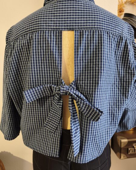 Chemise upcyclée blanche Rose & Marie – Taille 40