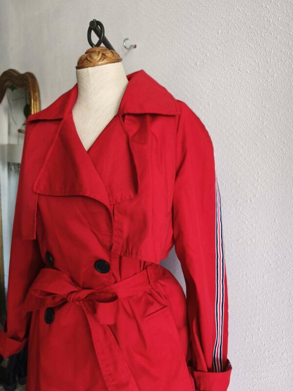 Trench rouge Stradivarius – Taille L (40/42)