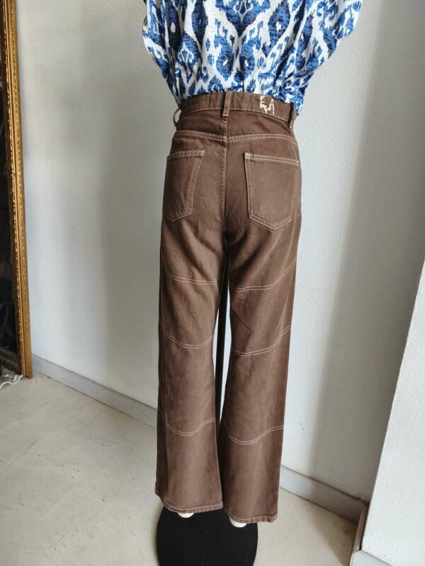 Pantalon marron taille haute A x Point Carr – Taille 34 (US 24)