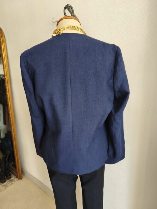 Veste vintage bleu marine Lafayette Collection – Taille 38