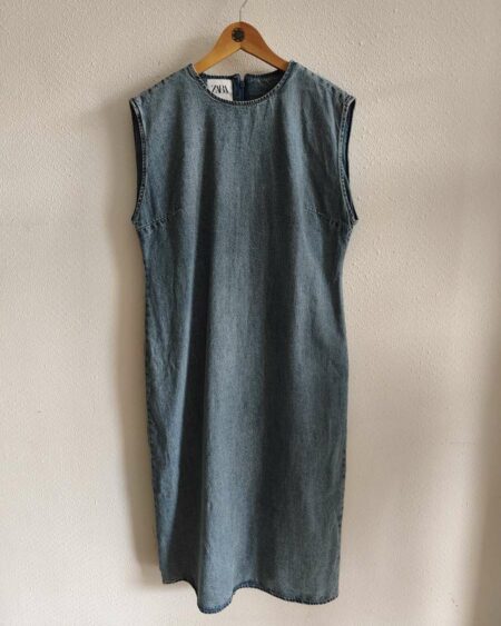 Robe longue en jean – Zara