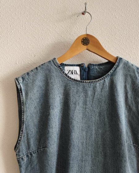 Robe longue en jean – Zara