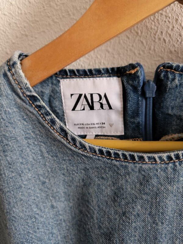 Robe longue en jean – Zara