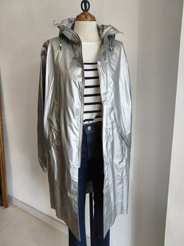 Imperméable gris argent – Monoprix