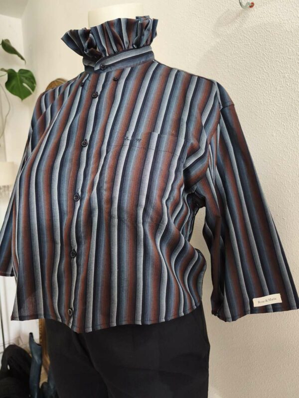 Chemise upcyclée Rose & Marie – Taille 46