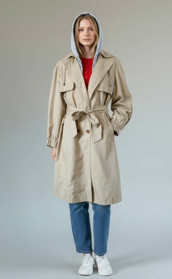 Trench Promod avec capuche amovible – taille 40