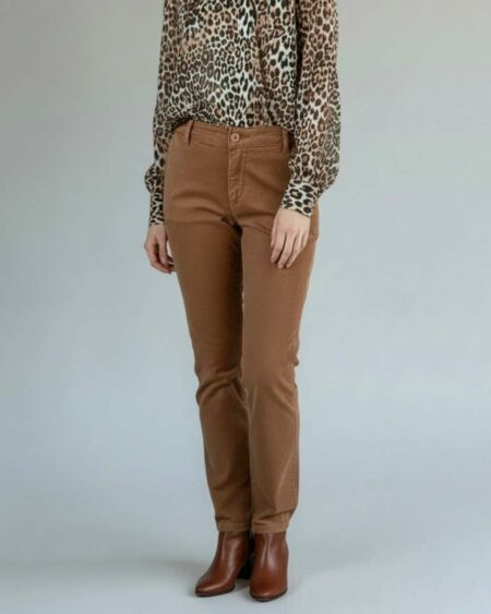 Pantalon chino Le Temps des Cerises camel – taille 38/40