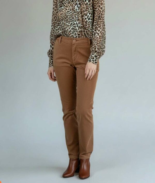 Pantalon chino Le Temps des Cerises camel – taille 38/40