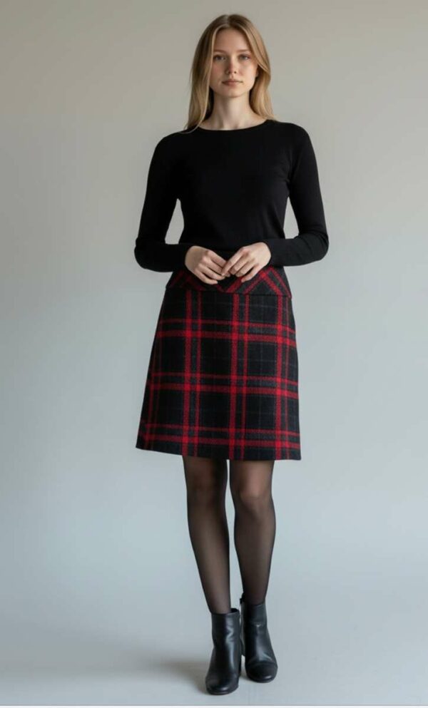 Jupe à carreaux BPC Collection – taille 40