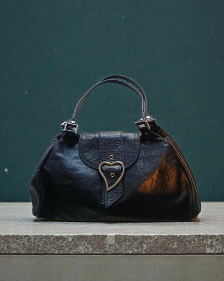 sac Lancaster noir cuir