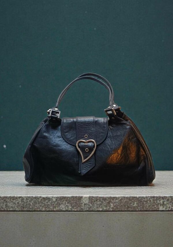 sac Lancaster noir cuir