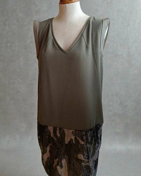 Robe kaki à sequins – Liu Jo Taille 38/40