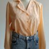 Chemisier vintage saumon Damart – Taille 38