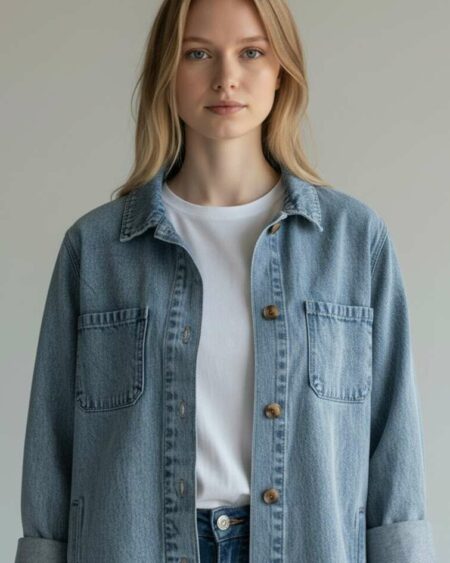 Surchemise en jean bleu Promod – Taille 38/40