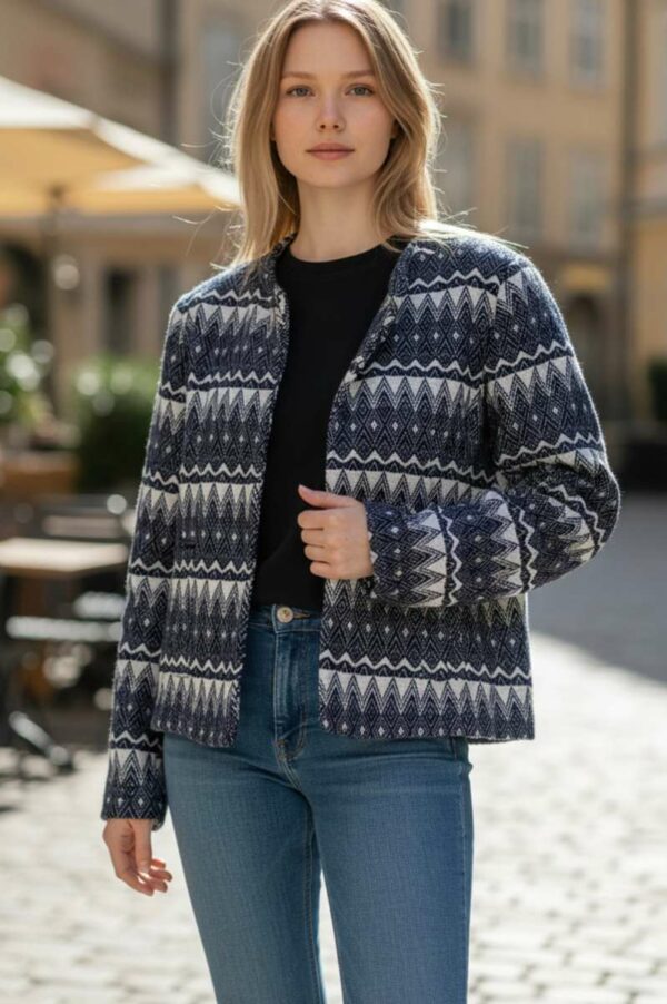 Veste à motifs bleus Burton – Taille 38/40