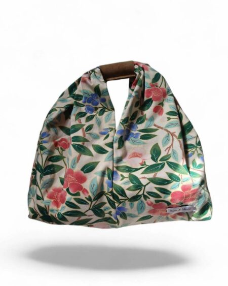Sac porté main upcyclé Rose & Marie – Modèle unique