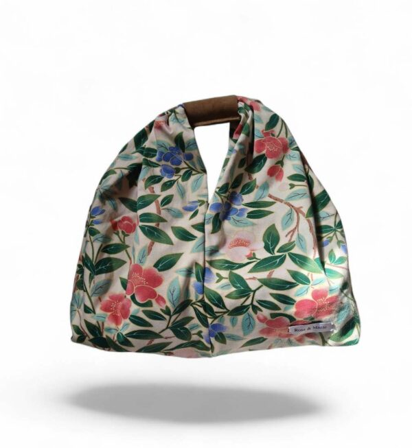 Sac porté main upcyclé Rose & Marie – Modèle unique