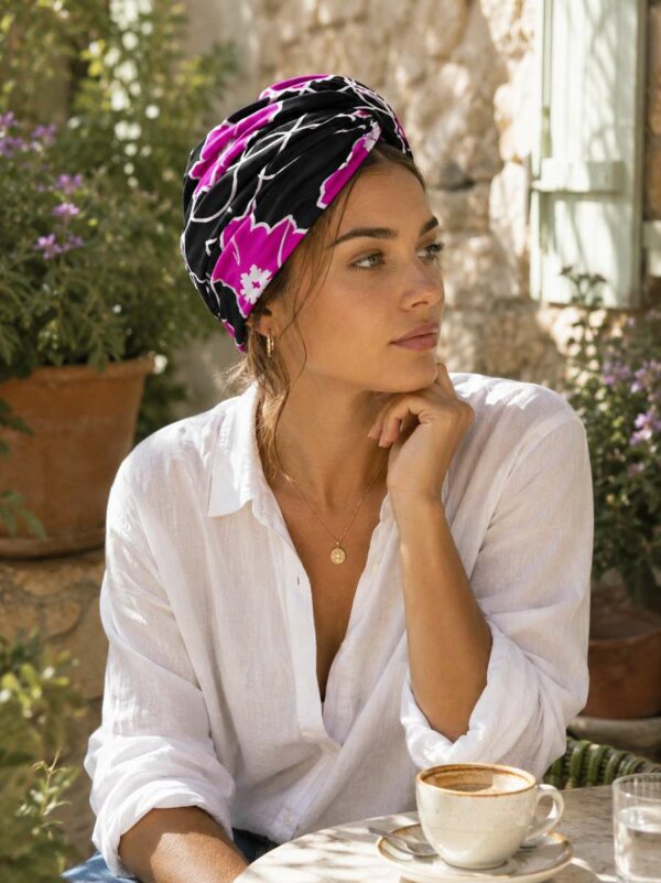 Turban femme ajustable – Made in France | Rose & Marie