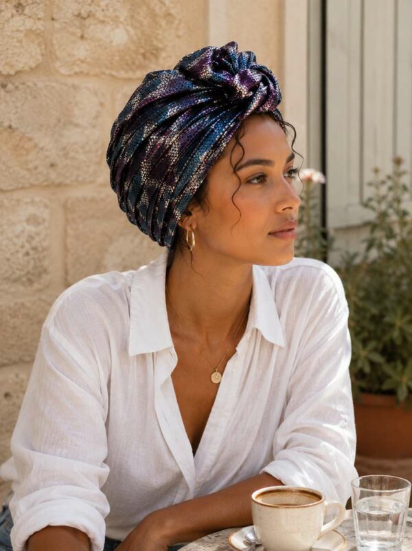 Turban femme ajustable – Made in France | Rose & Marie