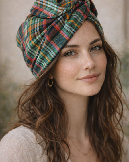 Turban torsadé Rose & Marie