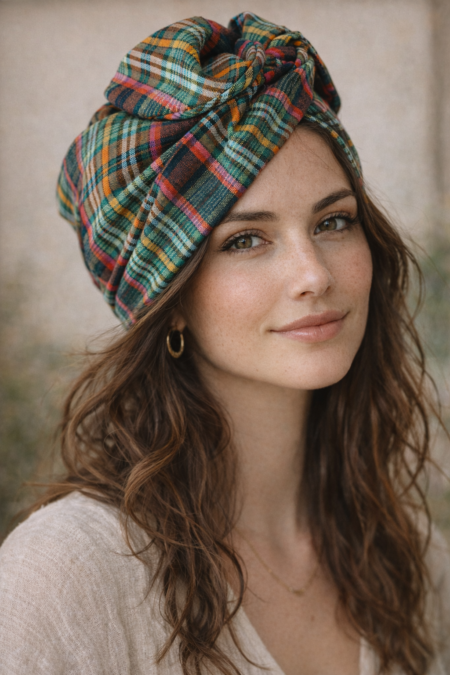 Turban torsadé Rose & Marie