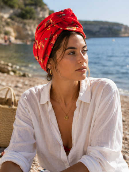 Turban femme ajustable – Made in France | Rose & Marie