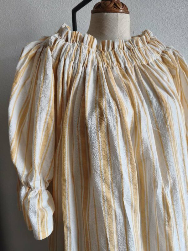 Robe longue rayée jaune Les Acolytes