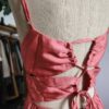 Robe longue satin rose Copperose Paris