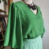 Blouse verte Les Acolytes Paris