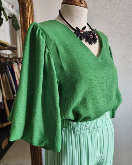 Blouse verte Les Acolytes Paris