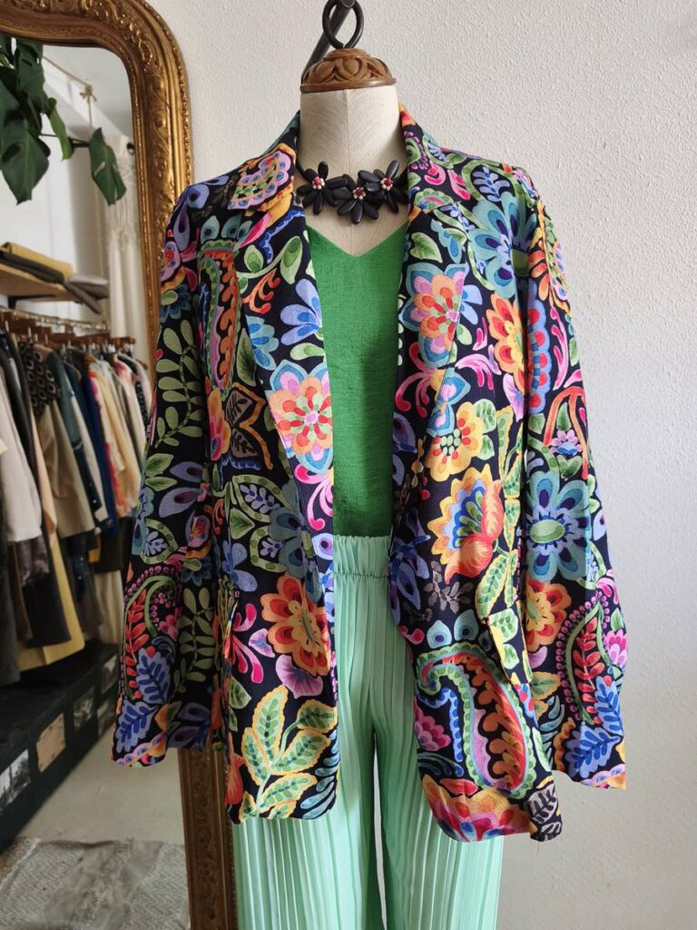 Veste fleurie Les Acolytes Paris