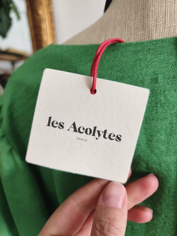 Blouse verte Les Acolytes Paris