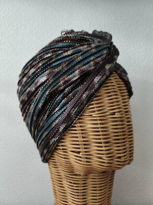 turban femme torsadé