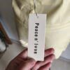 Jupe-short jaune pastel Peace N’ Love taille 36 neuve avec étiquette