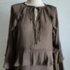 Robe voile marron taille 36-38 neuve avec étiquette