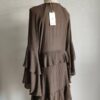 Robe voile marron taille 36-38 neuve avec étiquette