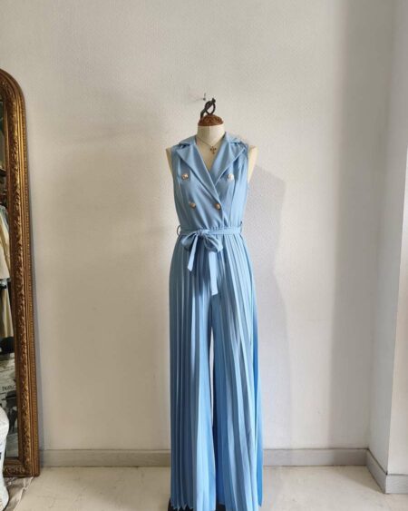 Combinaison plissée bleu ciel LM Lulu taille 36-38