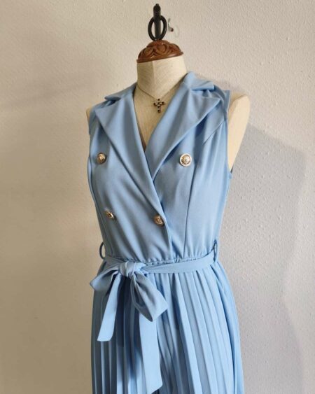 Combinaison plissée bleu ciel LM Lulu taille 36-38
